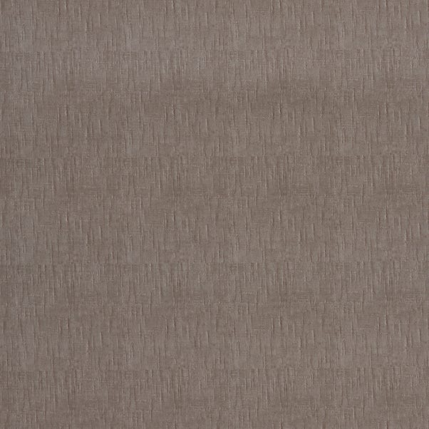 By the Metre Taupe Linen Effect PVC Fabric Taupe