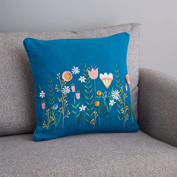 Scandi Floral Modern Cushion Cover image 1 of 7