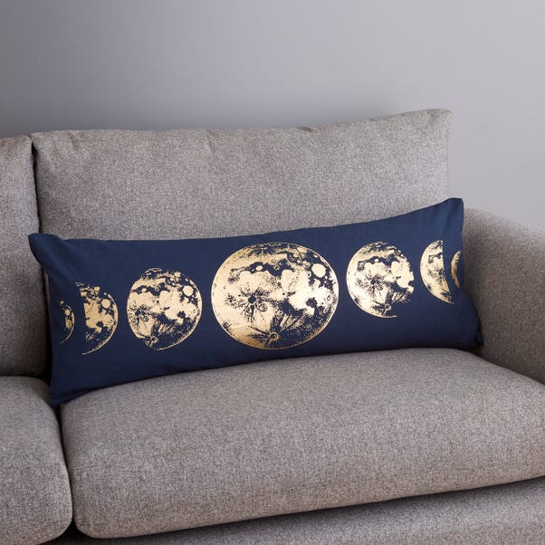 Moons Phase Boudoir Cushion Terracotta