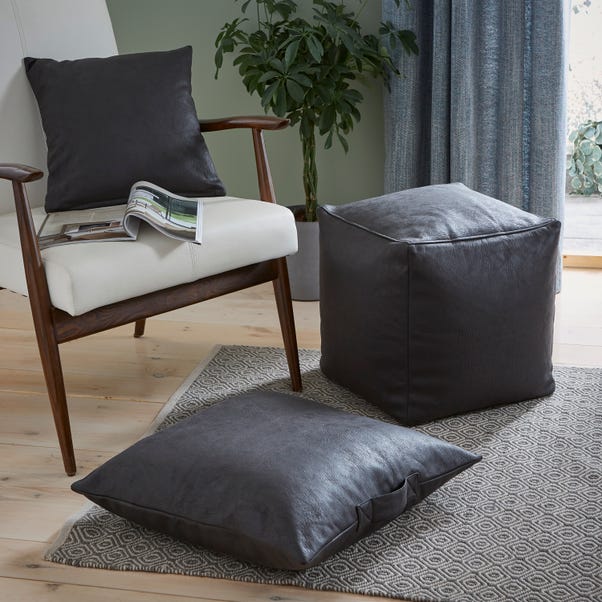 Faux Leather Black Floor Cushion Dunelm, Is Polyester Faux Leather Durable