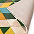 Green Illusion Geometric Prism Rug  undefined