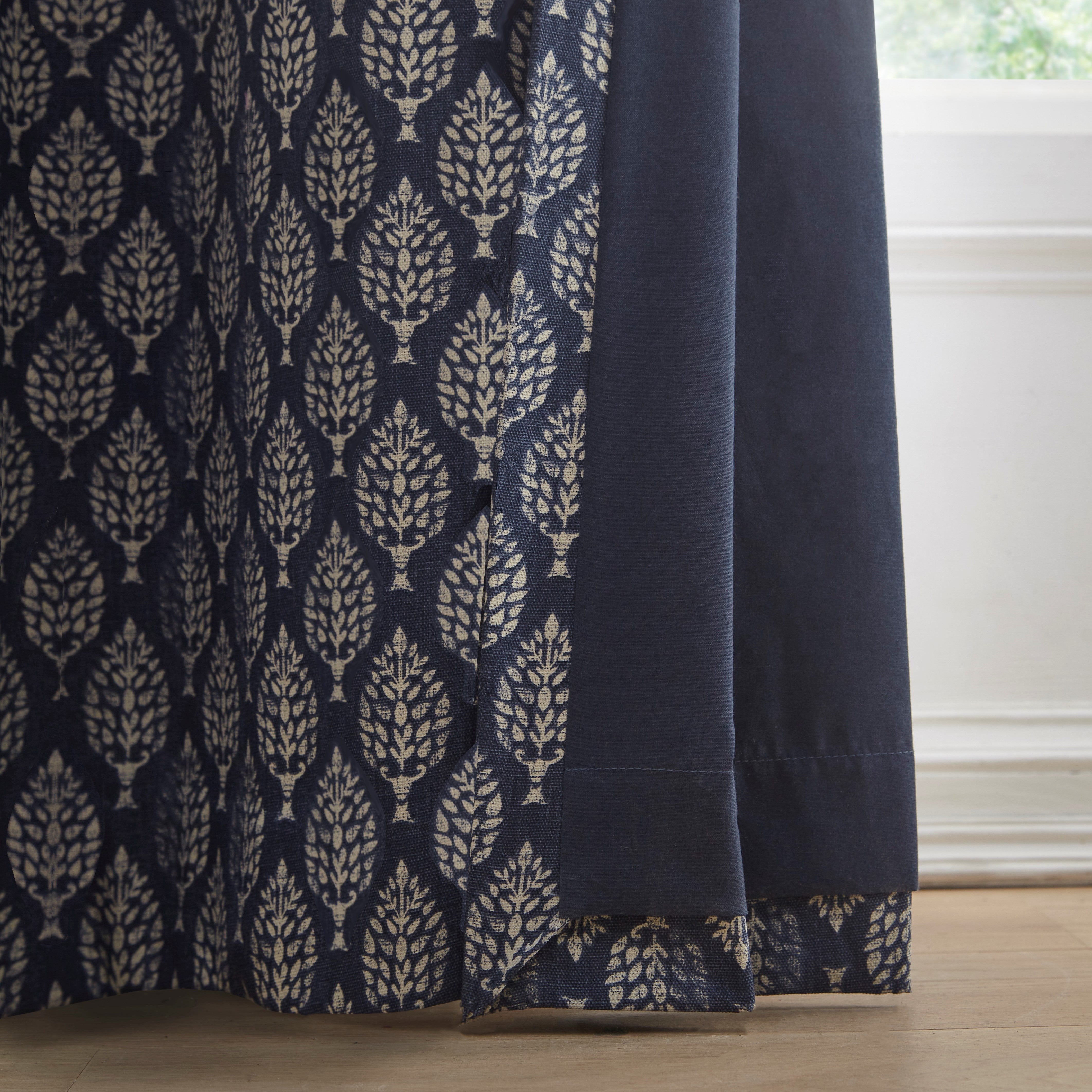 Connor Tree Eyelet Curtains | Dunelm