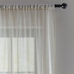 Marley Natural Slot Top Voile Panel