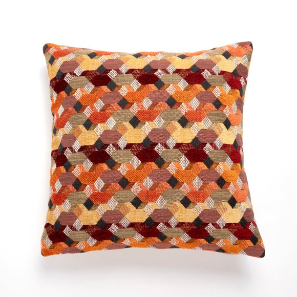 Dunelm orange cushions sale