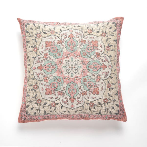 Tapestry Oriental Pink Cushion Pink