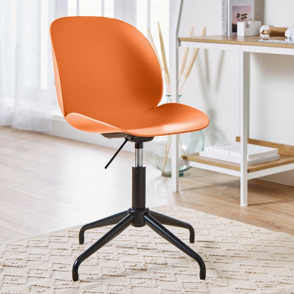 orange desk chair