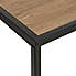 Roland Rustic Wood Small Slim Console Table Wood (Brown)