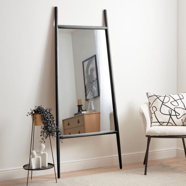 Lara Full Length Mirror, 180x70cm Black