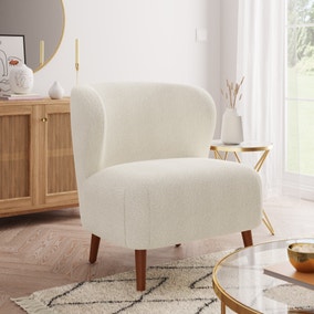 Ava Boucle Accent Chair