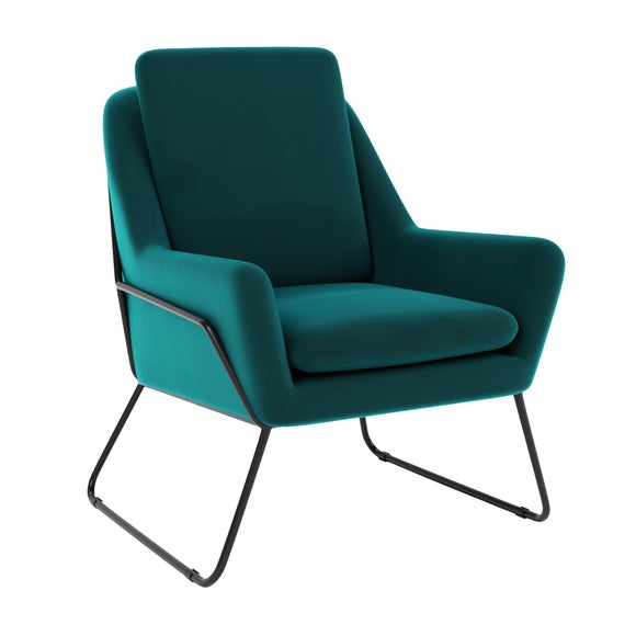 dunelm natalia velvet chair