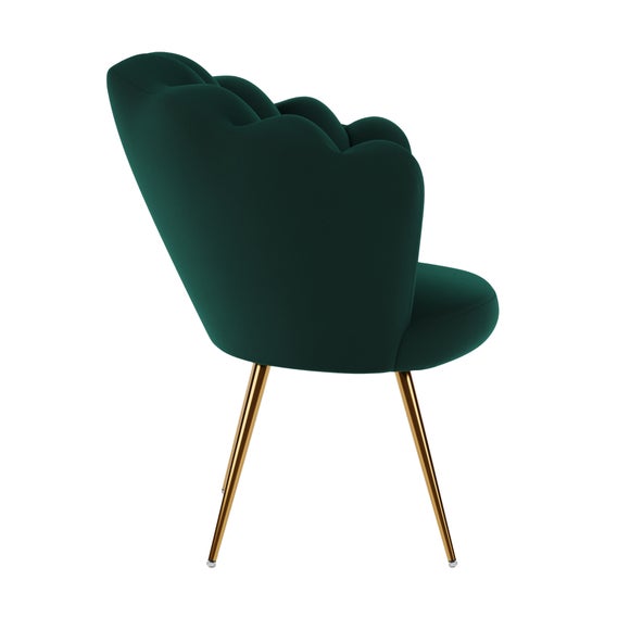 Vivian Velvet Cocktail Chair Dunelm