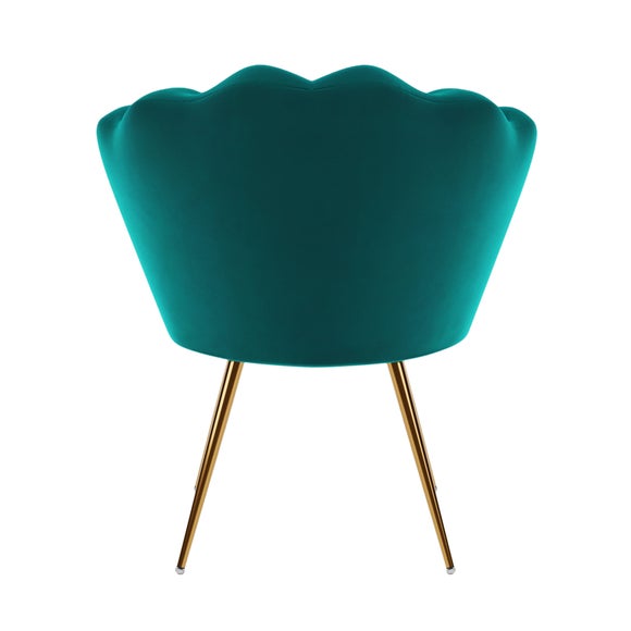 dunelm scalloped chair