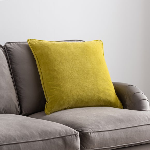 yellow couch pillows
