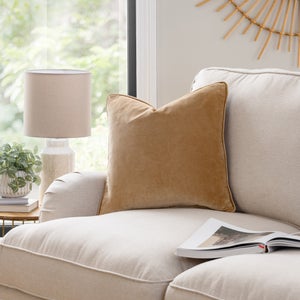 Clara Cotton Velvet Square Cushion