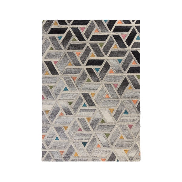 River Geometric Rug  undefined