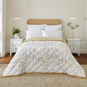 Dorma Daylesford Yellow 100% Cotton Bedspread