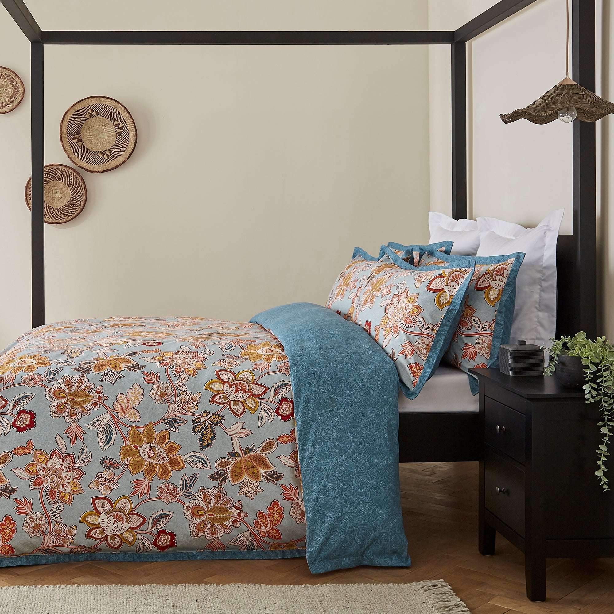 Dorma Samira 100% Cotton Duvet Cover and Pillowcase Set | Dunelm