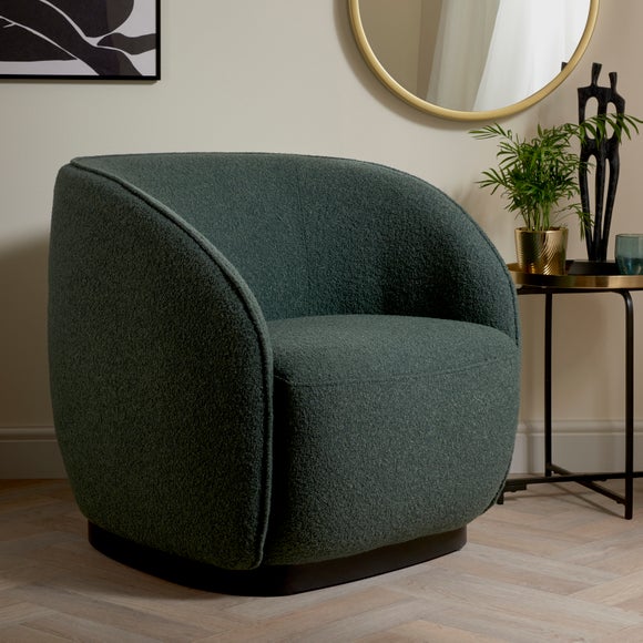 cb2 chair and ottoman