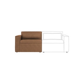 Modular Arne Faux Leather Left Hand Seat