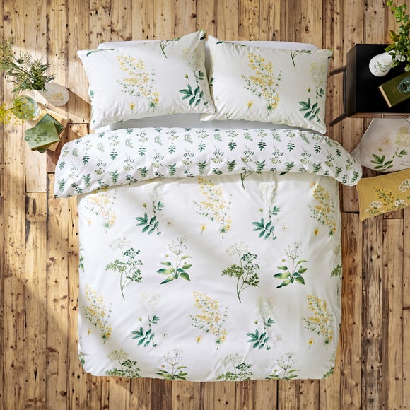 botanical cotton duvet cover