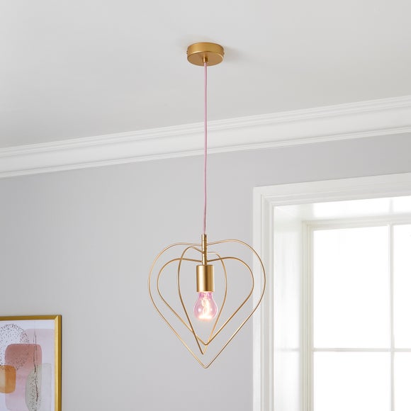 Dunelm heart outlet light