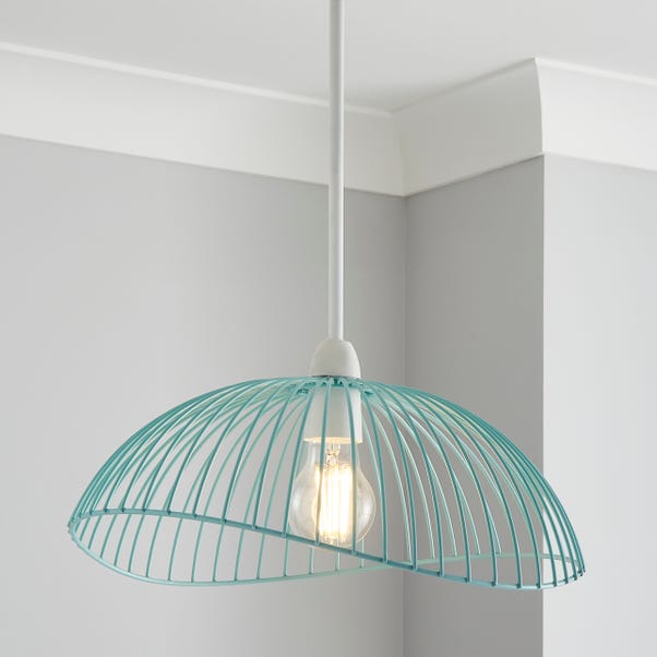 Elements Jaula Easy Fit Pendant Dunelm Elements Jaula Easy Fit Pendant Dunelm, Dunelm Teal Lamp Shades