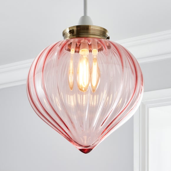 Dunelm pink outlet lamps