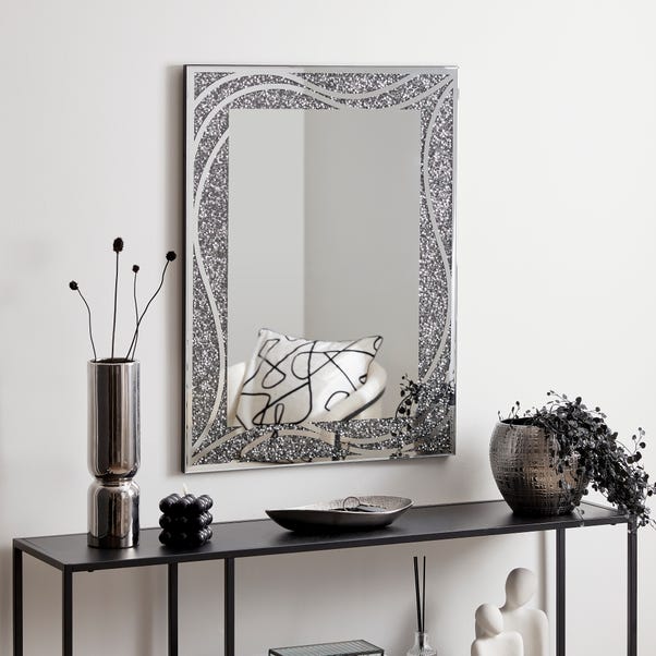 Mirage Smoked Rectangle Wall Mirror image 1 of 2