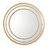 Double Frame Circular Mirror 65cm Gold Gold