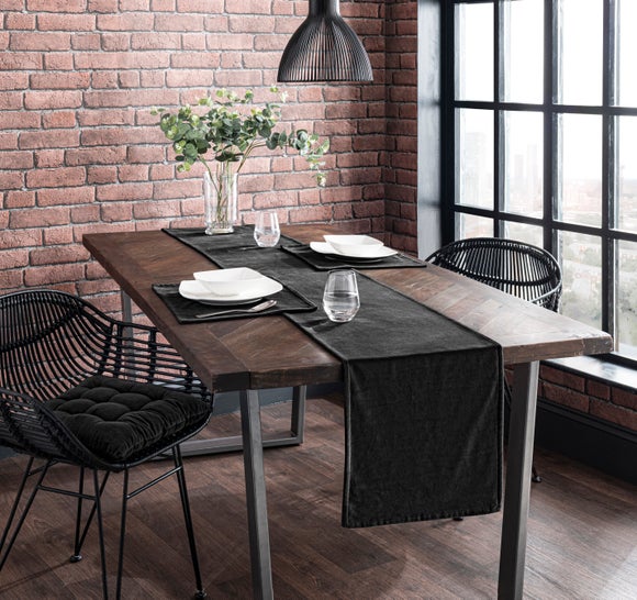 Clara Velvet Placemat Dunelm