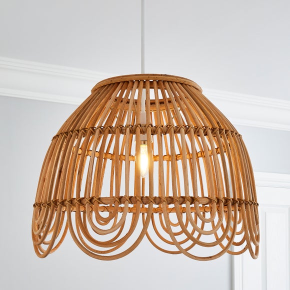 Bamboo light on sale shade dunelm