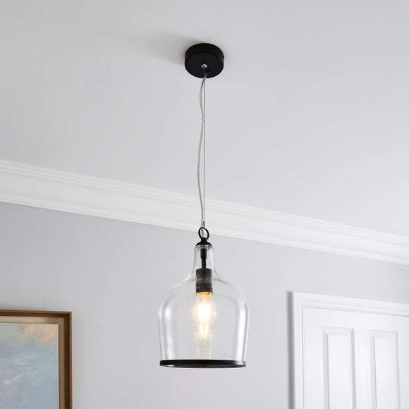 dunelm black light pendant