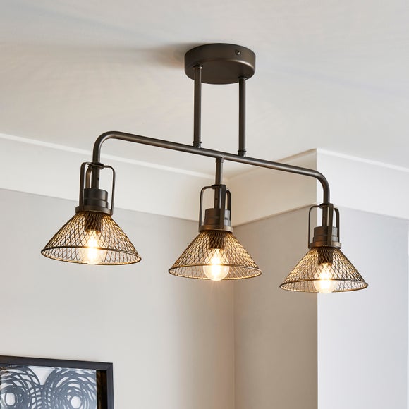 industrial style lighting dunelm