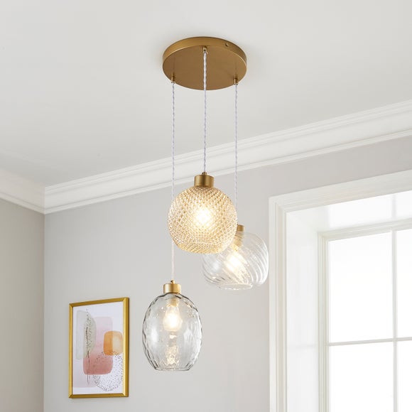 gold geometric light