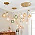Elodie 3 Light Cluster Ceiling Fitting Amber