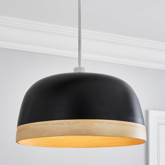 Dunelm black on sale lamp shades