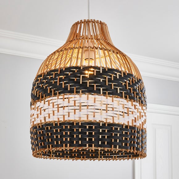 dunelm rattan light shade