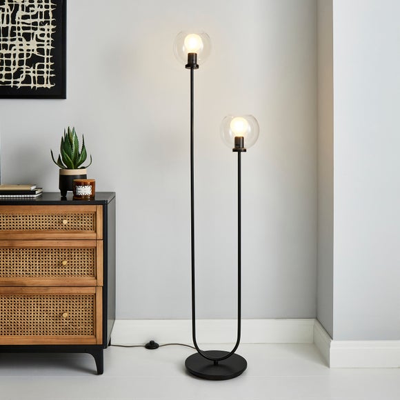 2 light floor lamp