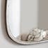 Pebble Mirror Silver 55x44cm  Silver