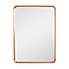 Elements Squoval Mirror, Solid Oak 75x55cm  Light Oak