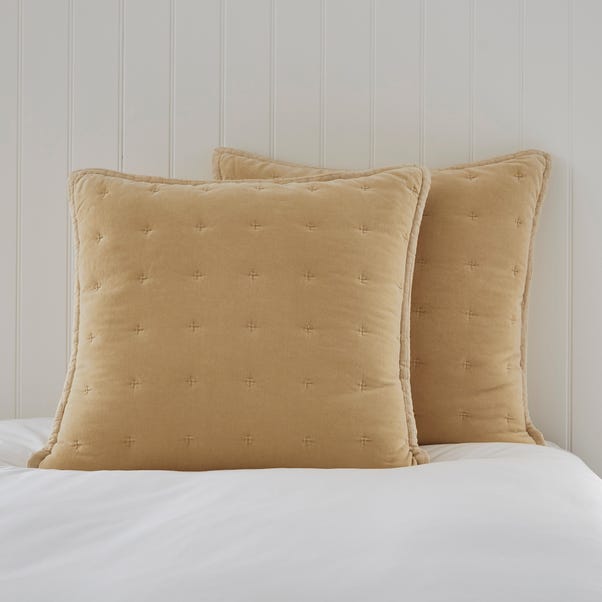 Dorma Adeena Buttermilk Continental Pillowcase image 1 of 2