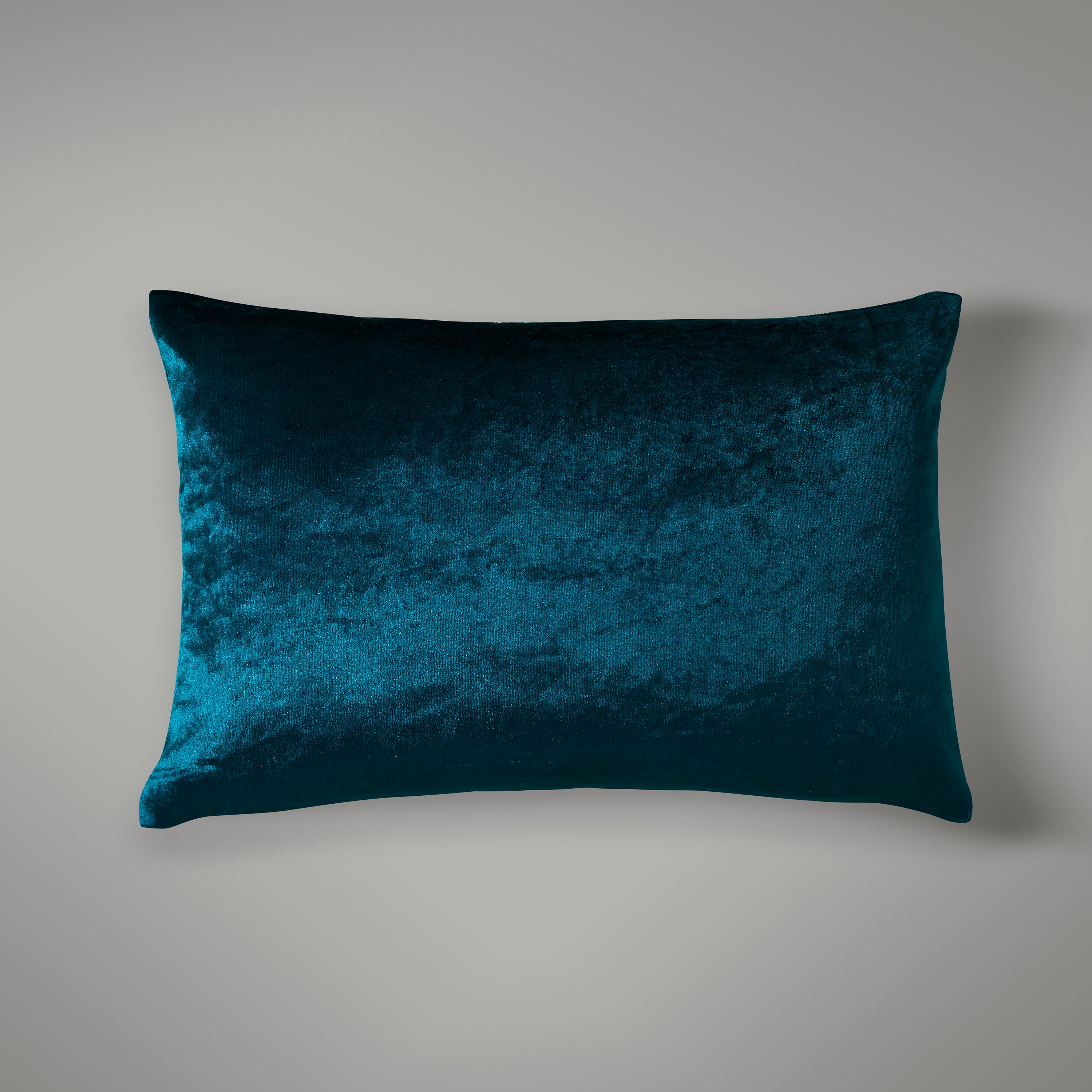 Geo Foil Peacock Cushion | Dunelm