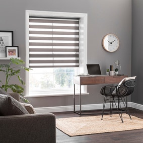 Day and Night Grey Daylight Roller Blind