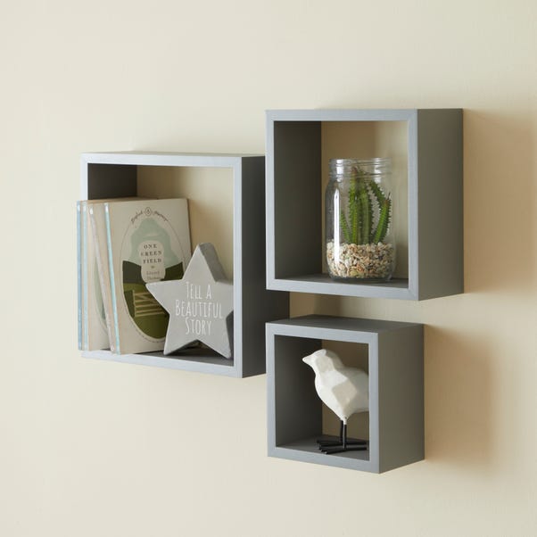 Set of 3 Cube Shelves image 1 of 1