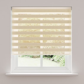 Day and Night White Sand Roller Blind