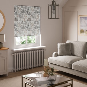 Watercolour Trees Natural Blackout Roller Blind