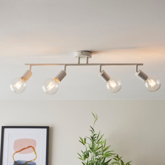 Click to view product details and reviews for Elements Koppla 4 Light Semi Flush Spotlight Bar.