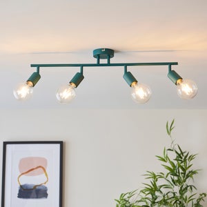 Elements Koppla 4 Light Semi Flush Spotlight Bar