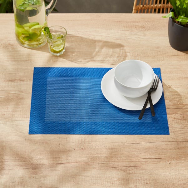 Set of 2 Water Resistant Placemats Navy