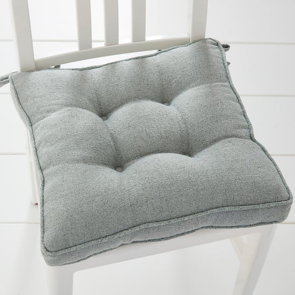 Grey and white seat cushions hot sale